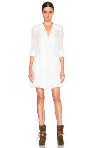 Isabel Marant Etoile Auxanne Dress In White
