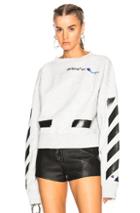 Off-white Champion Crewneck Sweater In Gray