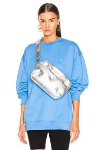 Acne Studios Forba Face Sweatshirt In Gray