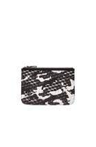Pierre Hardy Pm Pouch In Black,gray,abstract,geometric Print