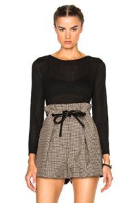 A.p.c. Regina Top In Black