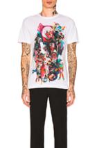 Comme Des Garcons Homme Plus Graphic Tee In White