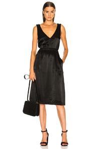 Raquel Allegra Tank Midi Dress In Black