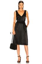Raquel Allegra Tank Midi Dress In Black