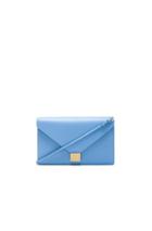 Victoria Beckham Envelope Clutch In Blue