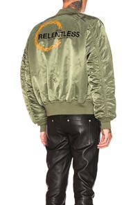 Alyx Pilot Bomber Jacket In Green