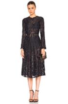 Kate Sylvester Adele Dress In Black,blue