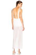 Calvin Klein Collection Gavis Evening Dress In White