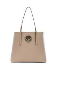 Fendi Shopper Tote In Neutrals