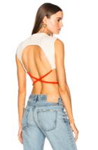 Esteban Cortazar Roller Knit Top In Neutrals,orange