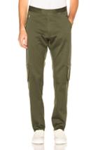 Baja East Cotton Canvas Trousers In Green