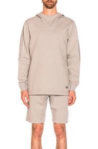 Adidas By Wings + Horns Bonded Linen Hoodie In Gray