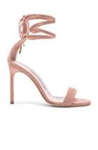 Manolo Blahnik Chaosbow Suede 105 Heel In Pink