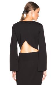 Nicholas Bell Sleeve Top In Black