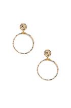 Lele Sadoughi Binocular Hoop Earrings In Blue,neutral