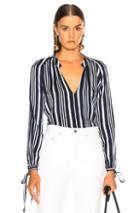 Ag Adriano Goldschmied Karina Top In Blue,stripes