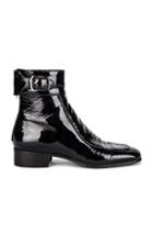 Saint Laurent Miles Bootie In Black