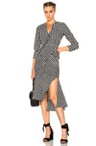 Rachel Comey Hightail Dress In Black,checkered & Plaid