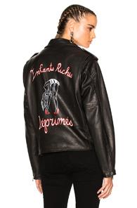 Enfants Riches Deprimes Ny Dolls Leather Jacket In Black