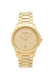 Gucci 38mm G-timeless Bracelet Watch In Metallics