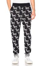 Thom Browne Hector Browne Jacquard Sweatpants In Blue,abstract