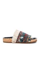 Chloe Tapestry Kerenn Sandals In Abstract,blue,red