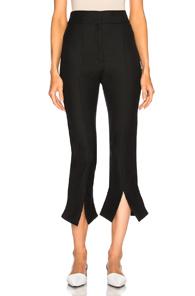 Jacquemus Fendu Pants In Black