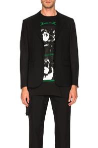 Raf Simons Small Fit Blazer In Black