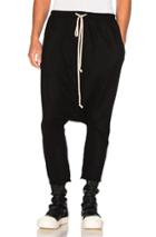 Rick Owens Jersey Shorts In Black