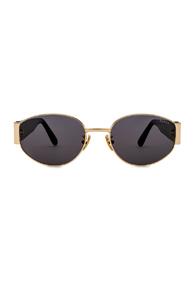 Super X Black Sunglasses In Black