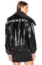 Givenchy Quilted Logo Puffer Jacket In Black