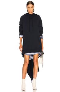Monse Hero Cape Hoodie In Blue
