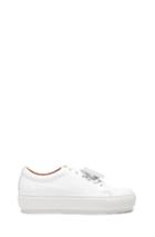 Acne Studios Adriana Patent Leather Sneakers In White