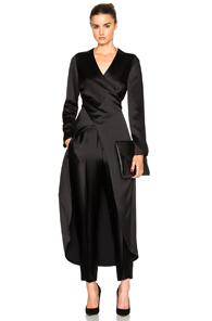 Rosetta Getty Cross Front Top In Black