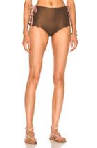 Marysia Swim Palm Springs Bikini Tie Bottom In Brown,metallics