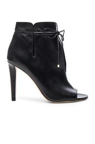 Jimmy Choo Leather Memphis Booties In Black