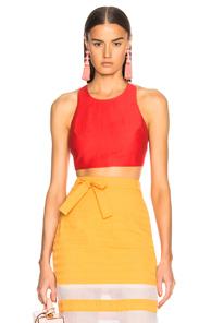 Flagpole Kate Crop Top In Purple,red