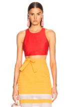 Flagpole Kate Crop Top In Purple,red