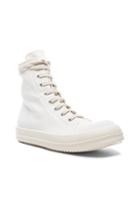 Drkshdw By Rick Owens Vegan Sneaks In White