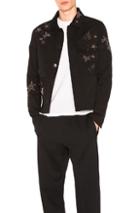 Valentino Star Studded Jacket In Black