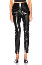 Michelle Mason Skinny Pant With Zip In Black
