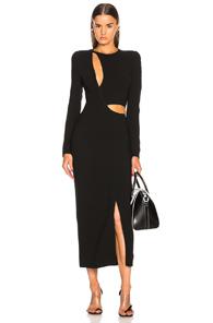 Haider Ackermann Cut Out Dress In Black