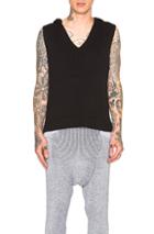 Baja East Stretch Cotton Rib Sleeveless Baja In Black