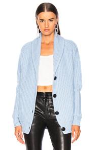 Stella Mccartney Shawl Collar Cardigan In Blue