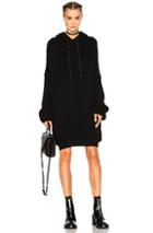 Unravel Cashmere Oversize Hoodie In Black