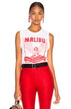 Local Authority Malibu Fufc Tank In Red,white