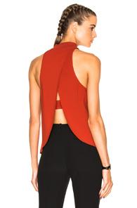 A.l.c. Olympia Top In Orange,red