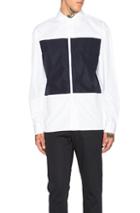 Marni Polo Neck Shirt In White,blue