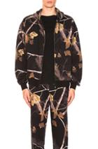 Alexander Wang Winter Camo Zip Hoodie In Abstract,black,brown