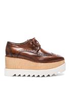 Stella Mccartney Elyse Platform Shoes In Brown